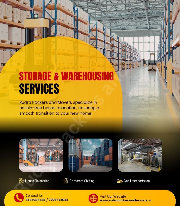 Rudra Packers and Movers STORAGE & WAREHOUSING
